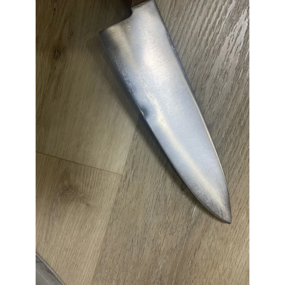 Chicago Cutlery 610M Chef Knife Walnut Wood Handle Full Tang Stainless Steel